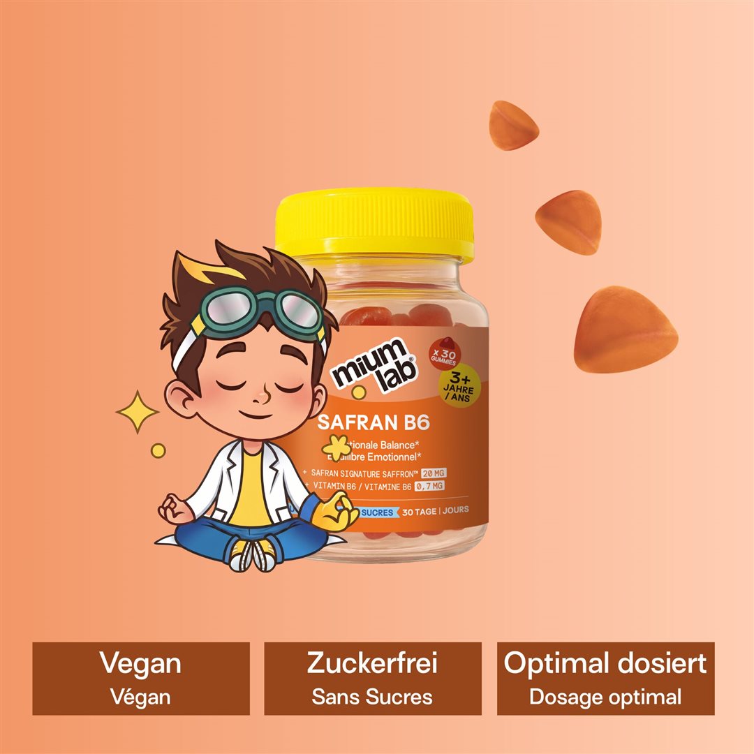 MIUMLAB Kids Gummies Safran B6 Ds 30 Stk