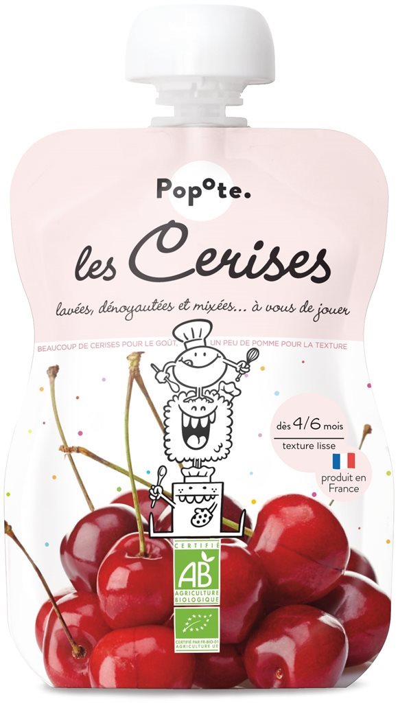 POPOTE Quetschie Kirsche Bio 120 g