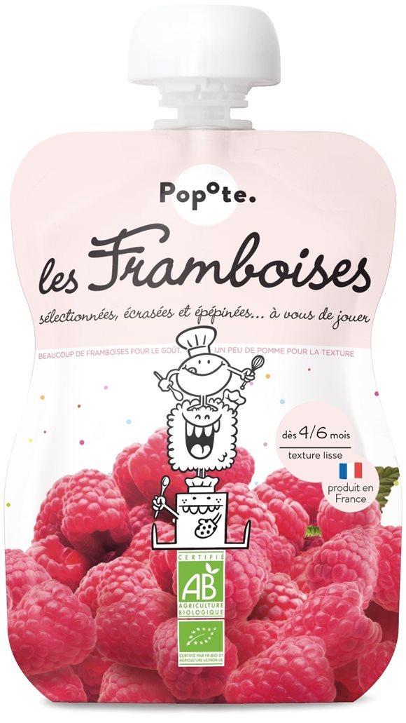 POPOTE Quetschie Himbeere Bio 120 g