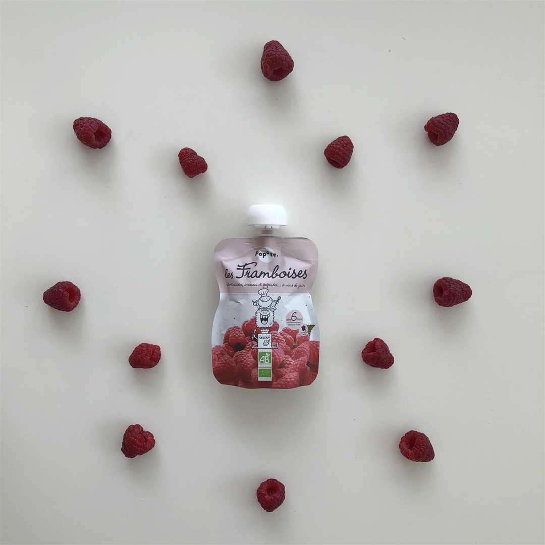POPOTE Quetschie Himbeere Bio 120 g