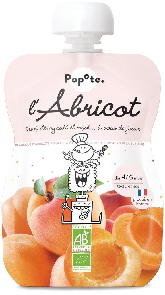 POPOTE Quetschie Aprikose Bio 120 g