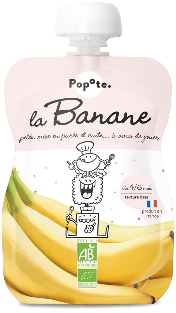 POPOTE Quetschie Banane Bio 120 g