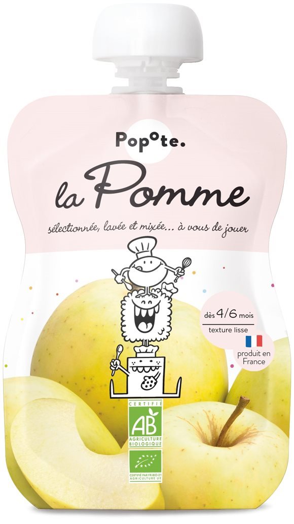 POPOTE Quetschie Apfel Bio 120 g