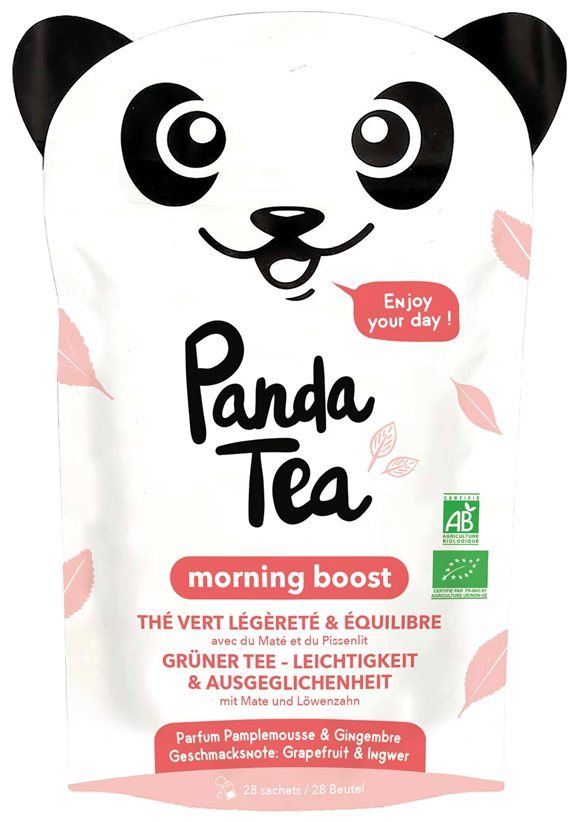 PANDA TEA Grüntee Morning Boost Btl 28 Stk