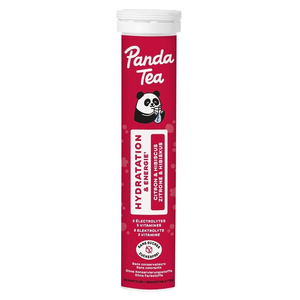 PANDA TEA Hydratation Brausetabl Zit&Hibisk 20 Stk