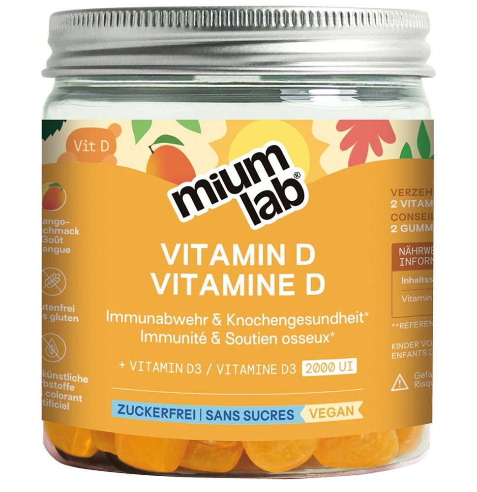 MIUMLAB Gummies Vitamin D Ds 42 Stk