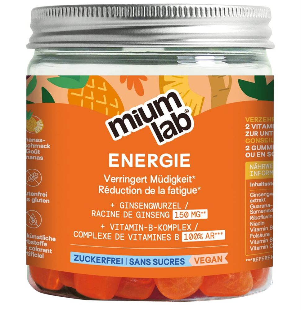 MIUMLAB Gummies Energie Ds 42 Stk