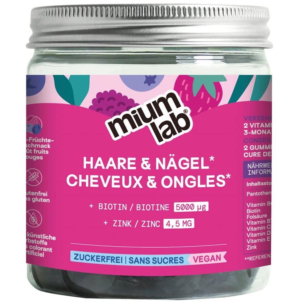 MIUMLAB Gummies Haare und Nägel Ds 42 Stk