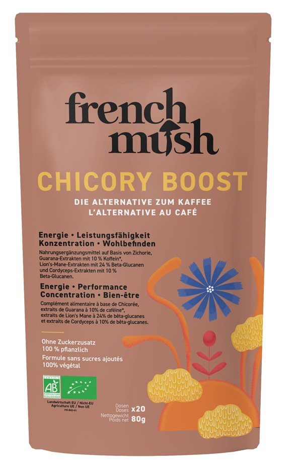FRENCH MUSH Chicory Boost Plv Btl 80 g