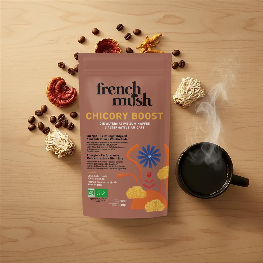 FRENCH MUSH Chicory Boost Plv Btl 80 g