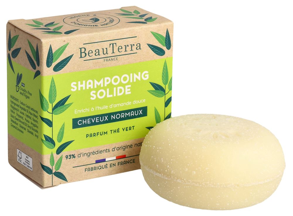 BEAUTERRA Festes Shampoo normales Haar 75 g
