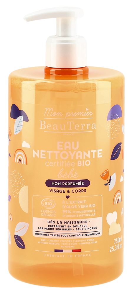 BEAUTERRA Baby Mizellenwasser ohne Parf Bio 750 ml