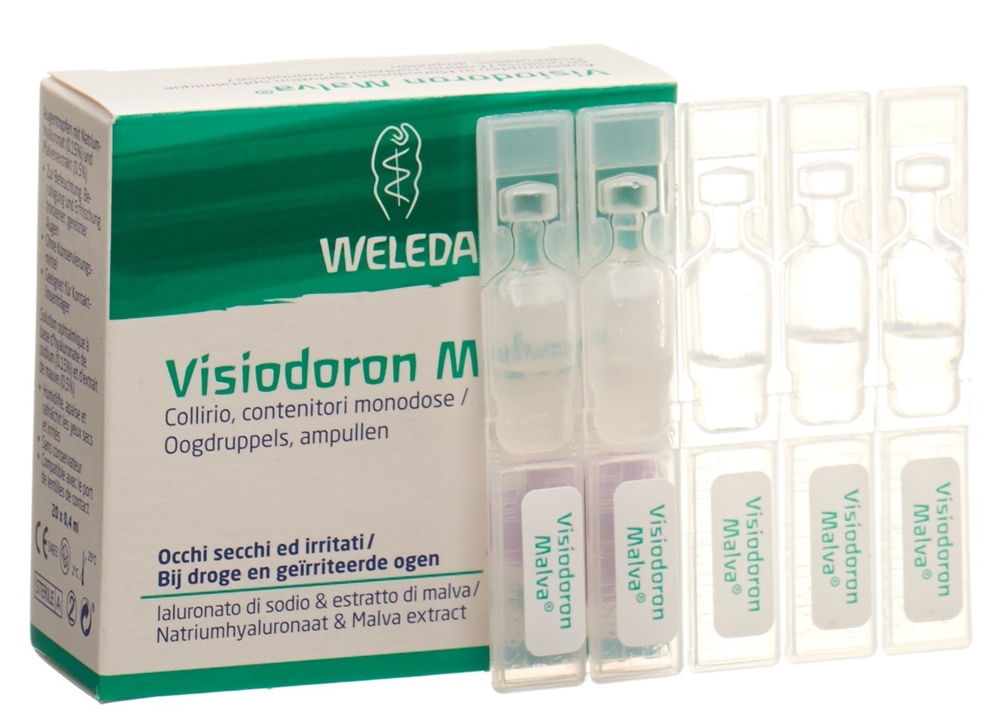 VISIODORON MALVA Gtt Opht 20 Monodos 0.4 ml