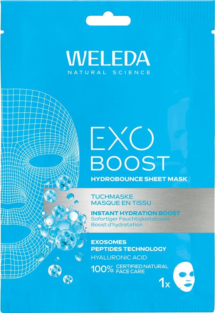 WELEDA Exo Boost Hydrob Tuchmaske Feuchtigk 20 ml