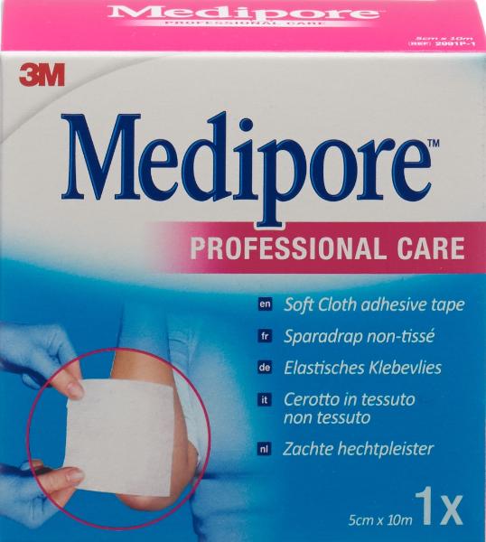 3M MEDIPORE Klebevlies 5cmx10m Liner (neu)