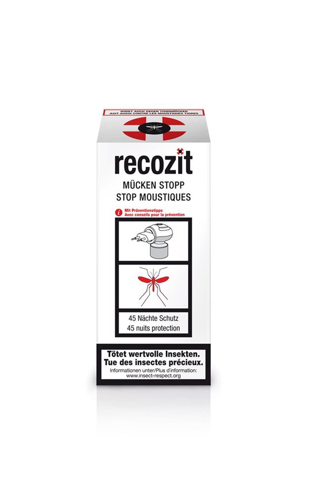 RECOZIT Mücken Stopp Stecker mit Flüssigkeit