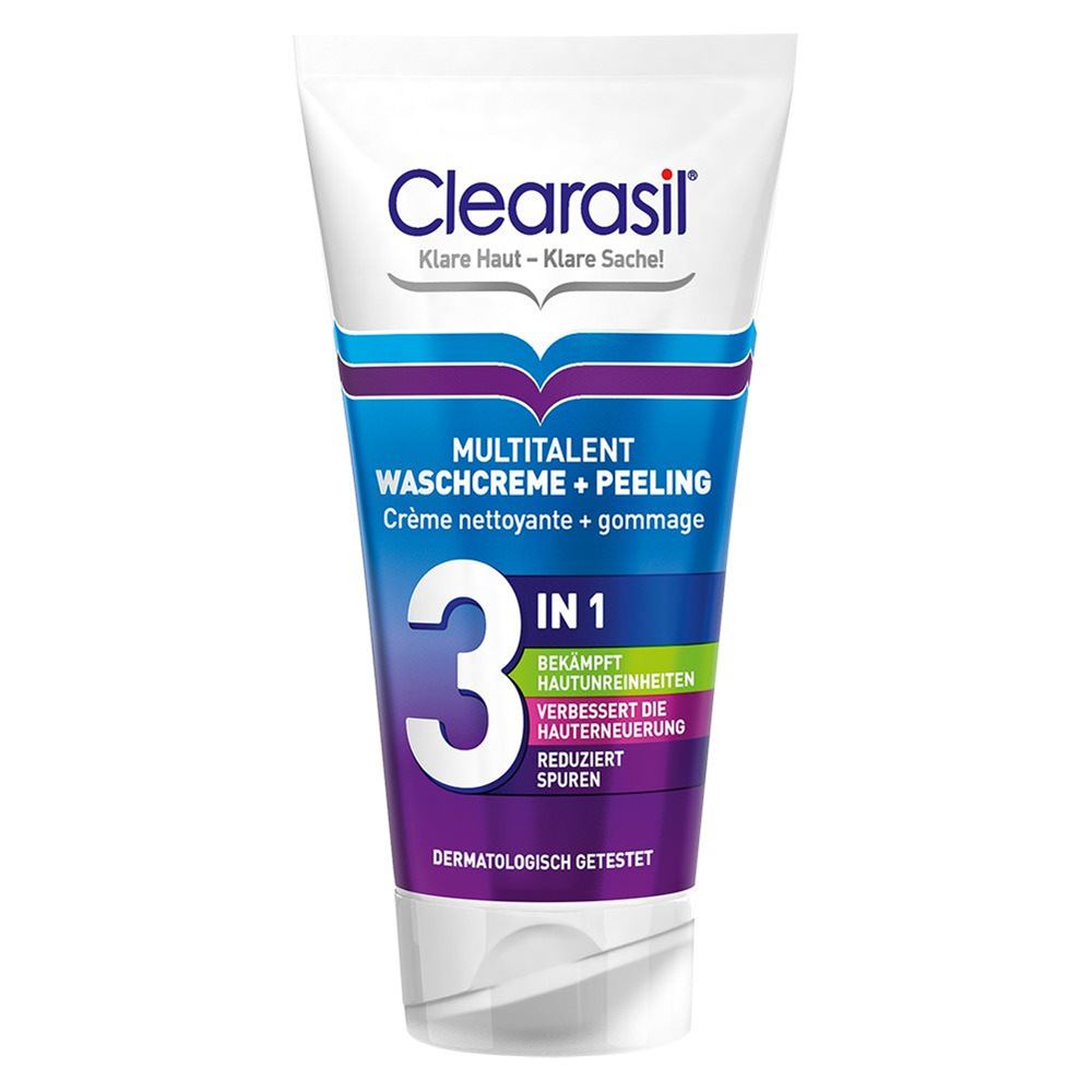 CLEARASIL Multitalent Waschcreme&Peeling 150 ml