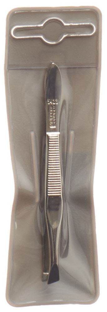 MALTESER Pinzette Nickel schräg 8cm No 11