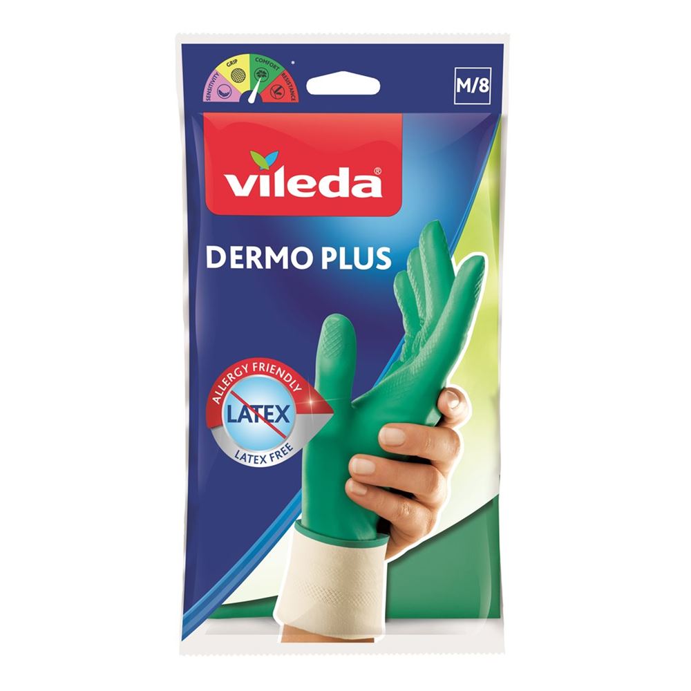 VILEDA Handschuh Gr8/M sanft & schonend 1 Paar