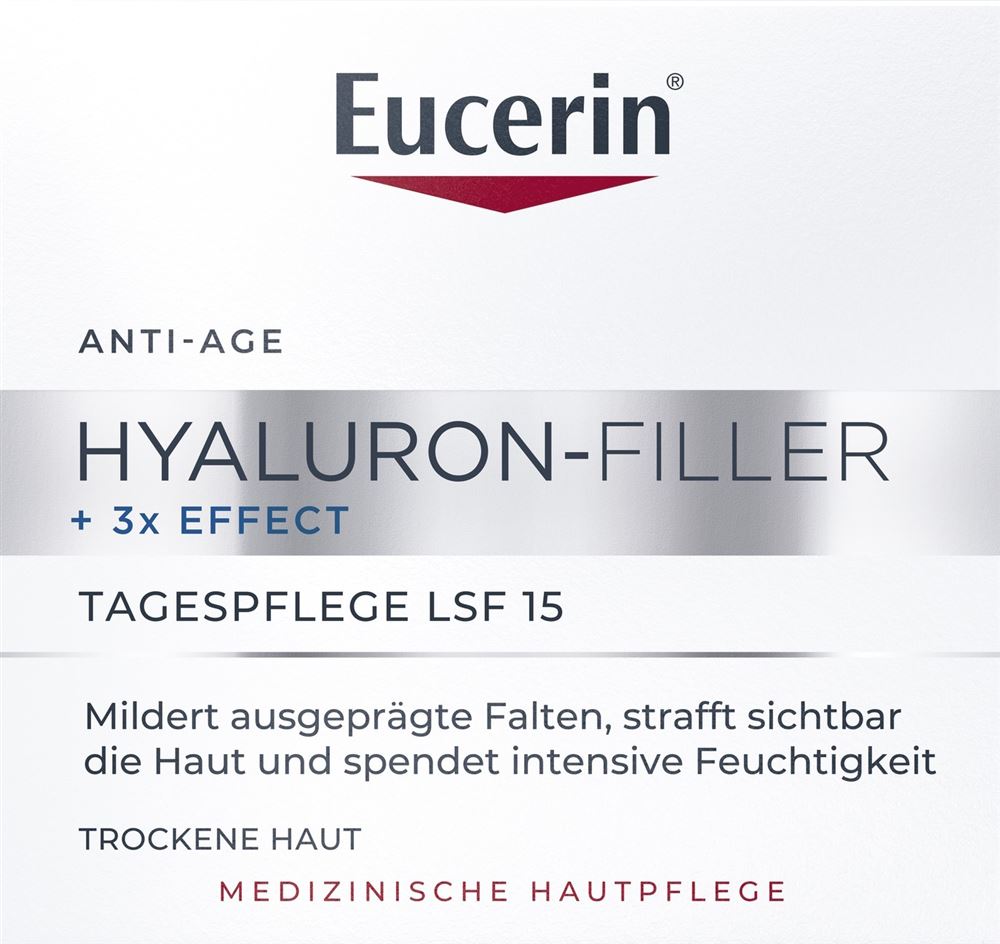 EUCERIN HYALURON-FILL Tag trock Haut LSF15 50 ml