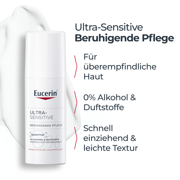 EUCERIN UltraSENSITIVE beru Pfl norm Misch 50 ml