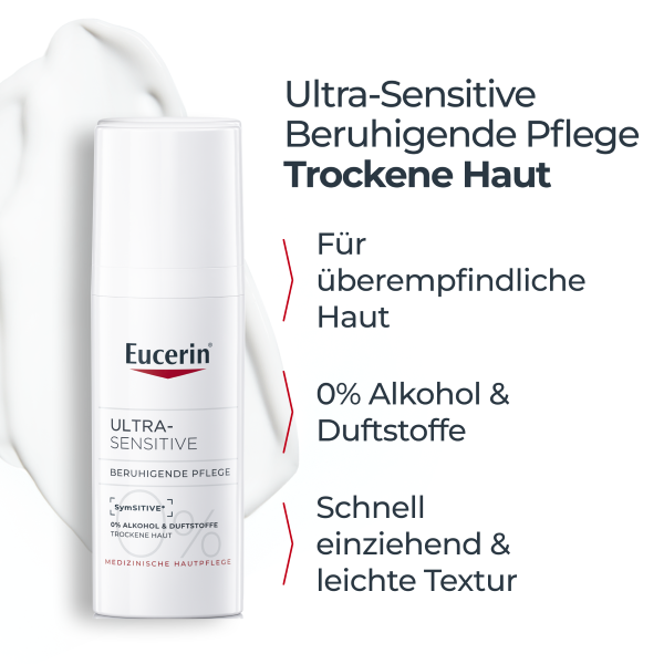 EUCERIN UltraSENSITIVE beruh Pfl trock H (n) 50 ml