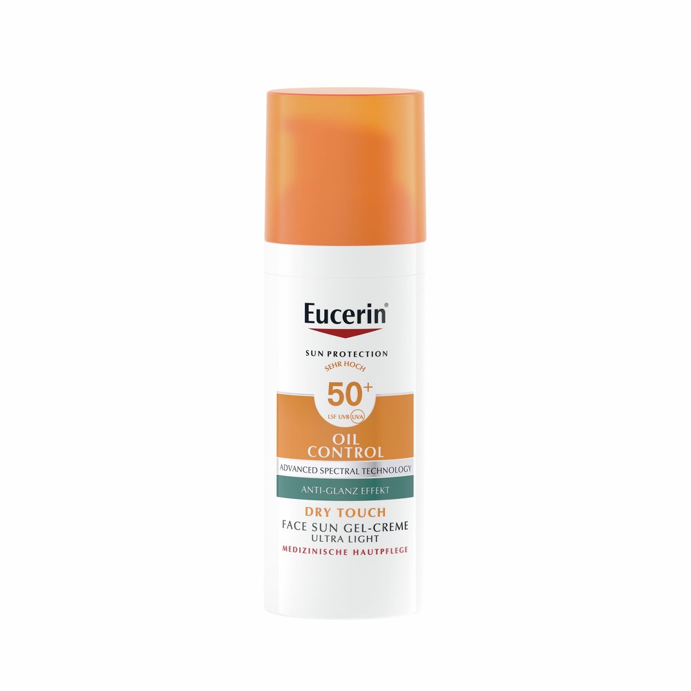 EUCERIN SUN Face Oil Cont Gel-Cr LSF50+ Disp 50 ml