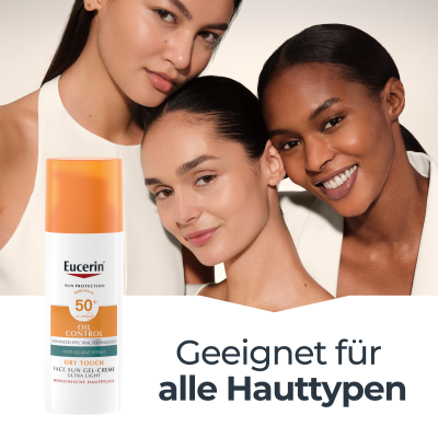 EUCERIN SUN Face Oil Cont Gel-Cr LSF50+ Disp 50 ml