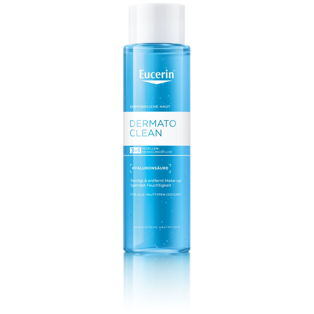 EUCERIN DermatoCLEAN Mizellen Wasser 3-in-1 400 ml