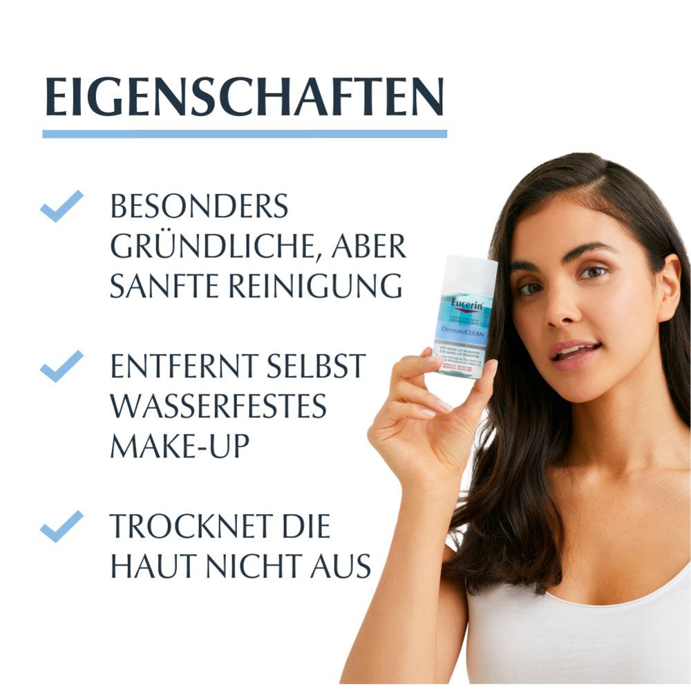 EUCERIN DermatoCLEAN Augen Make-up-Entf (n) 125 ml