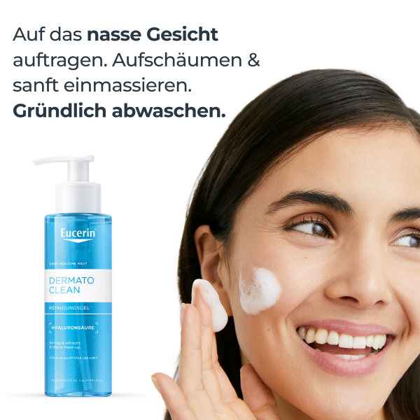 EUCERIN DermatoCLEAN Reinigungsgel erfri Fl 200 ml