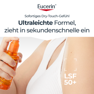EUCERIN SUN Body Oil Cont Dry T tr LSF50+ 200 ml