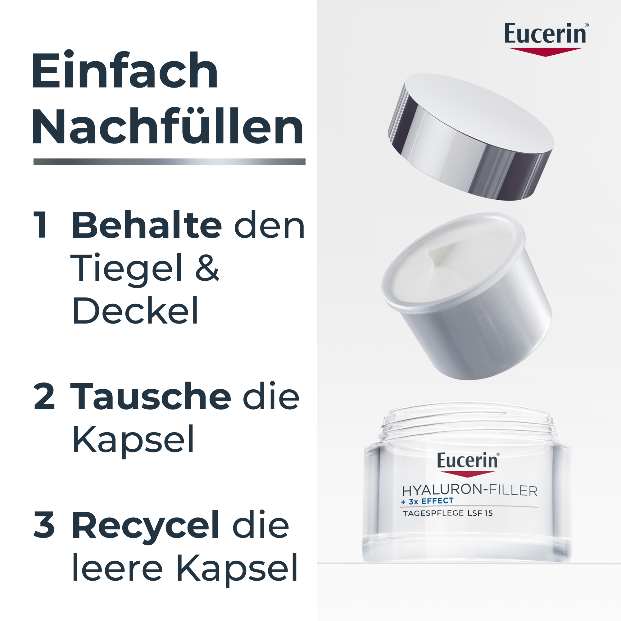 EUCERIN HYALURON-FILL Tagespfl tro LSF15 Ref 50 ml
