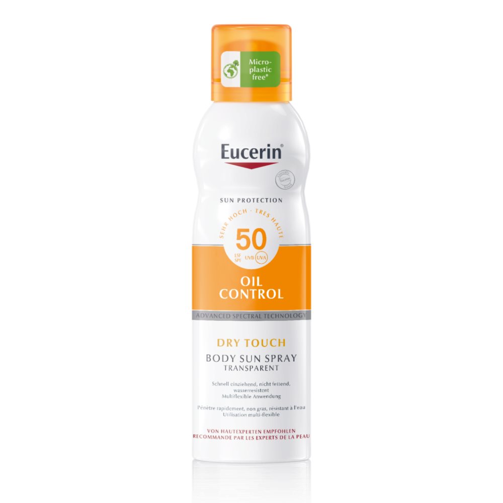 EUCERIN SUN Body Spr Oil Cont Dry Tou LSF50 200 ml