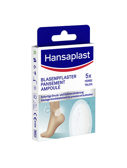 HANSAPLAST Blasen-Pflaster Ferse 5 Stk