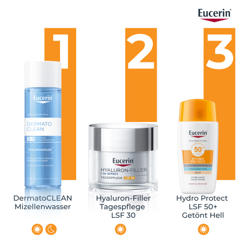 EUCERIN SUN Face Hydro Protect hell LSF50+ 50 ml