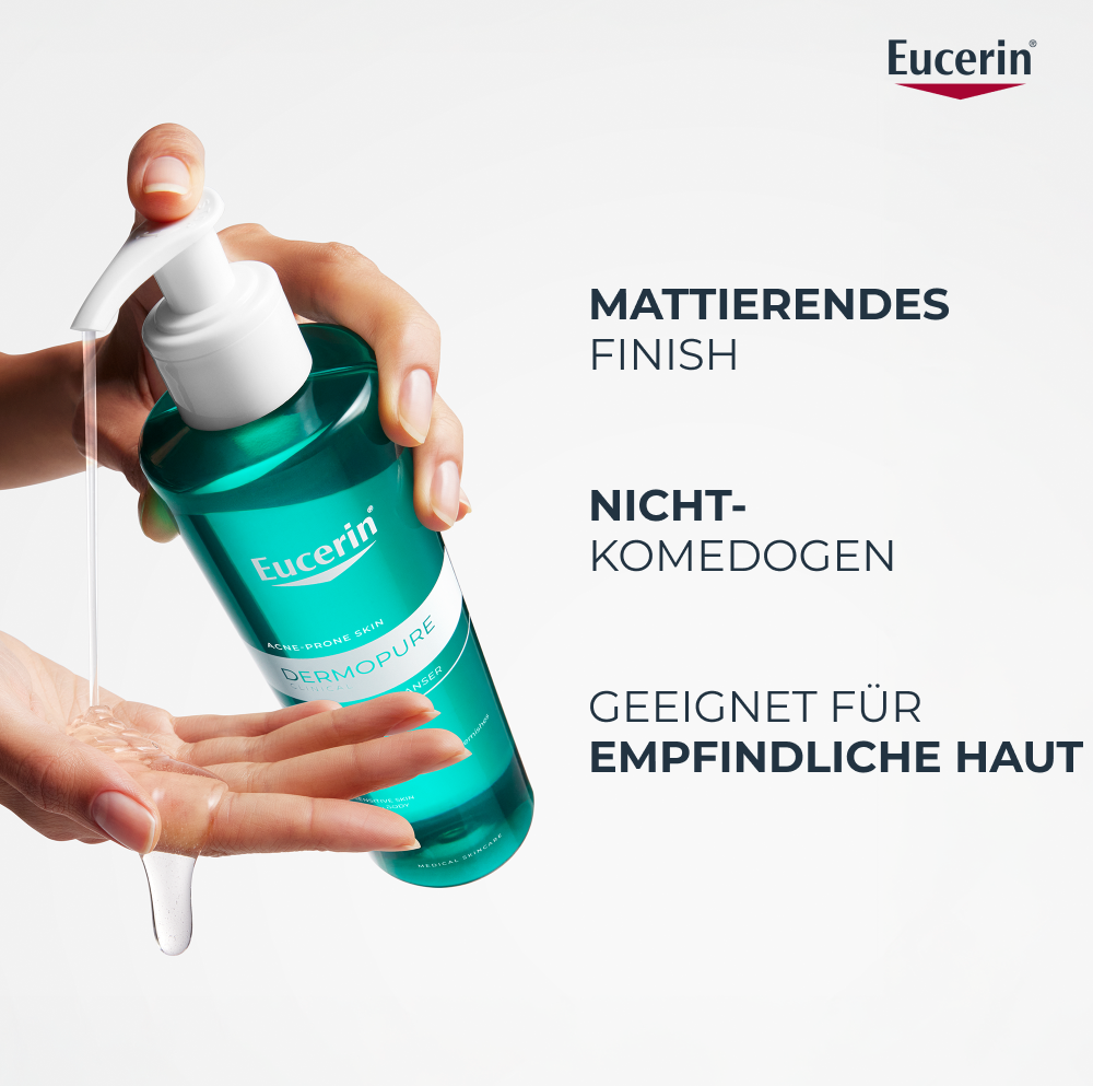 EUCERIN Dermopure Clin Reinigungsgel por 400 ml