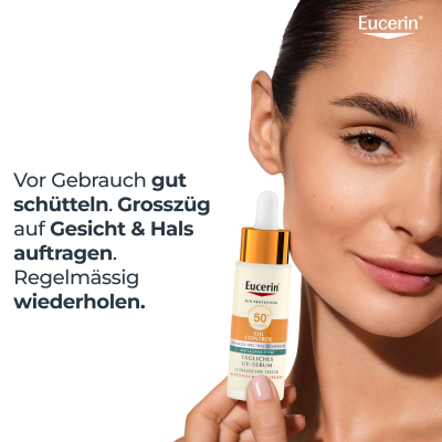 EUCERIN SUN Face Oil Control Serum LSF50+ Fl 30 ml