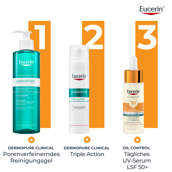EUCERIN SUN Face Oil Control Serum LSF50+ Fl 30 ml