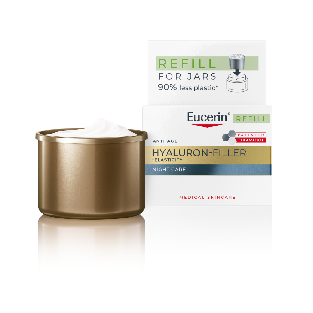 EUCERIN HYALURON-FILL+ELAS Nacht Refill 50 ml