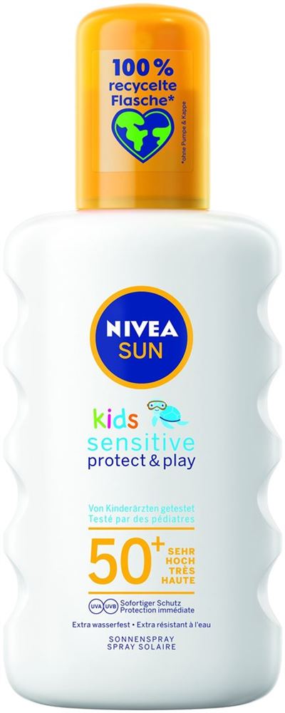 NIVEA Sonnenspr Kids Sensitive P&P LSF50+ 200 ml