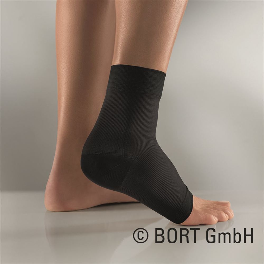 BORT ActiveColor Knöchelbandage M -23cm schwarz