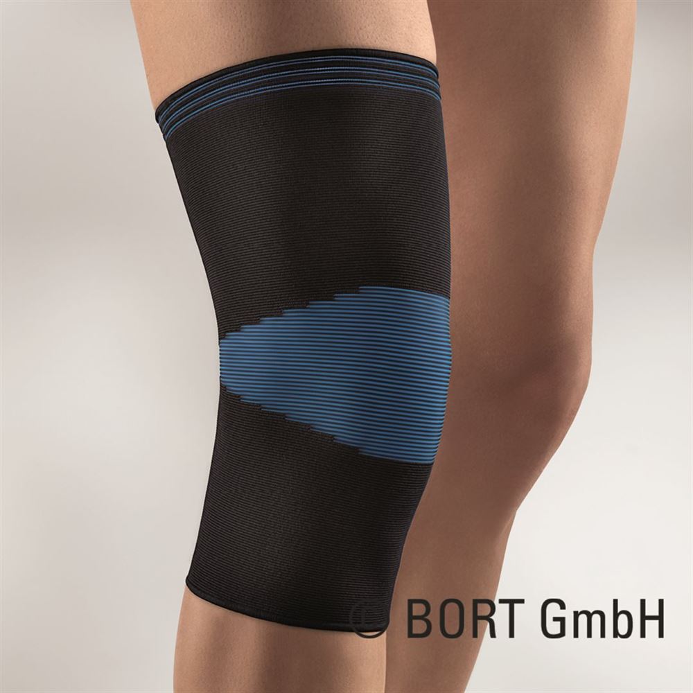 BORT ActiveColor Kniebandage XL +42cm schwarz