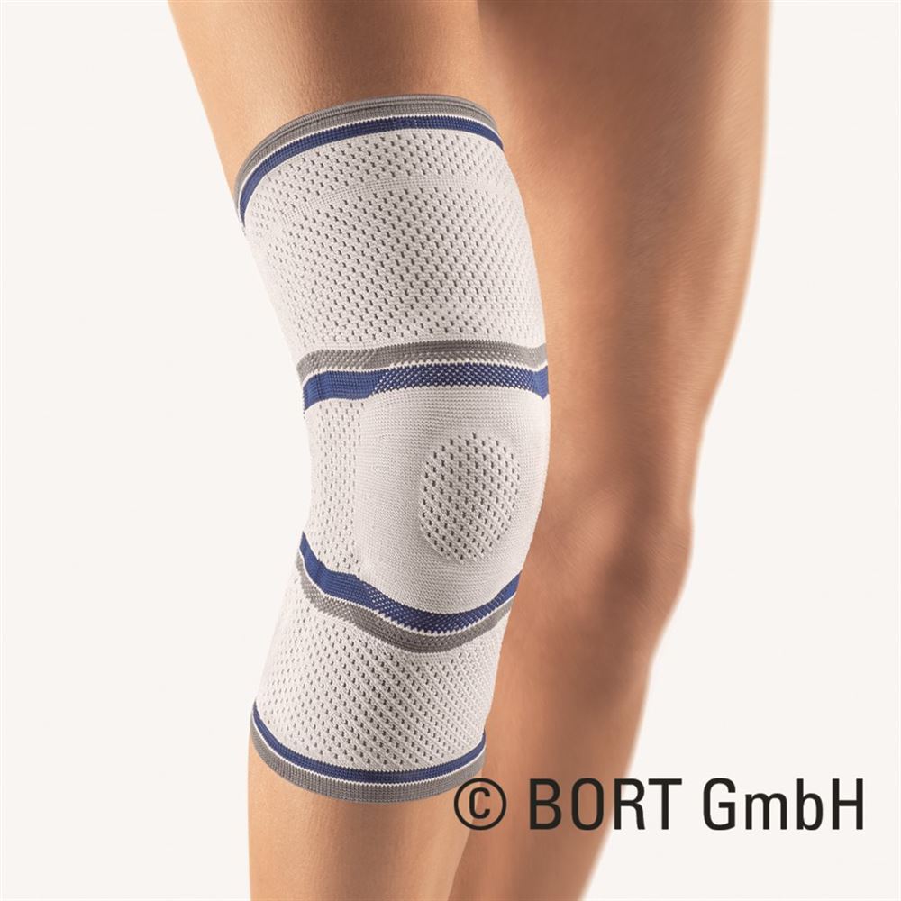 BORT StabiloGen Eco Kniebandage Gr4+ silber