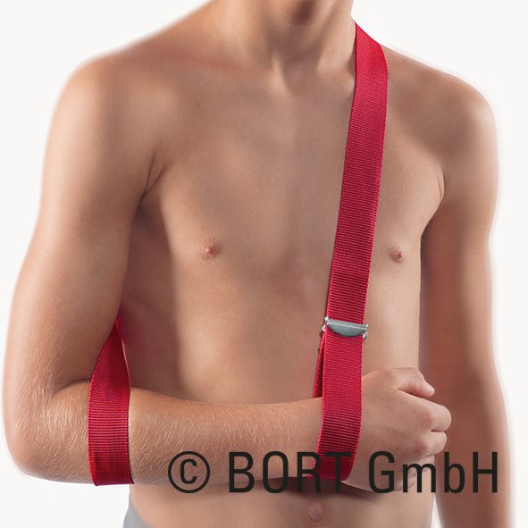 BORT Mitella Armtragegurt Kids 3.5cm rot