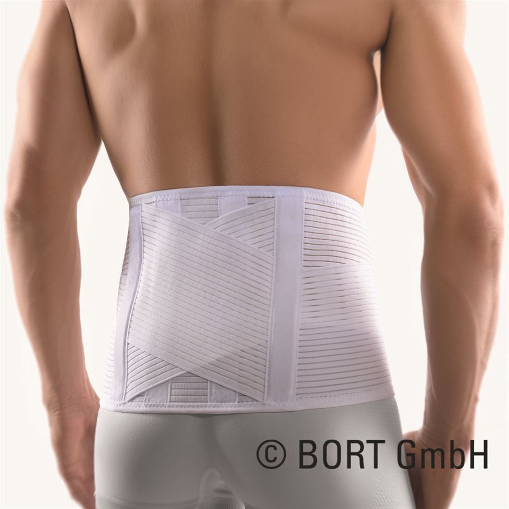 BORT VarioBasic Rückenbandage L o Pelotte weiss