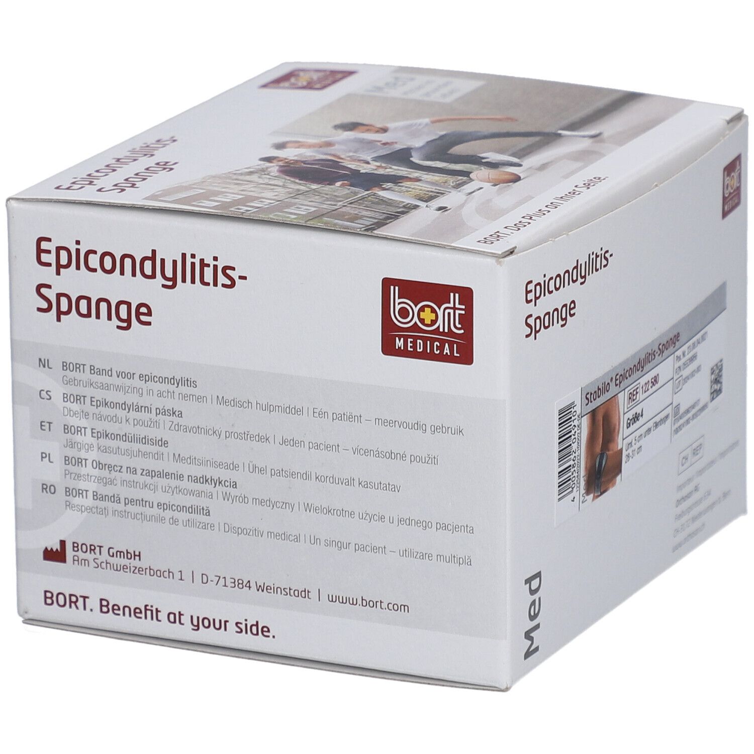 BORT Stabilo Epicondylitis Spange Gr4 silber