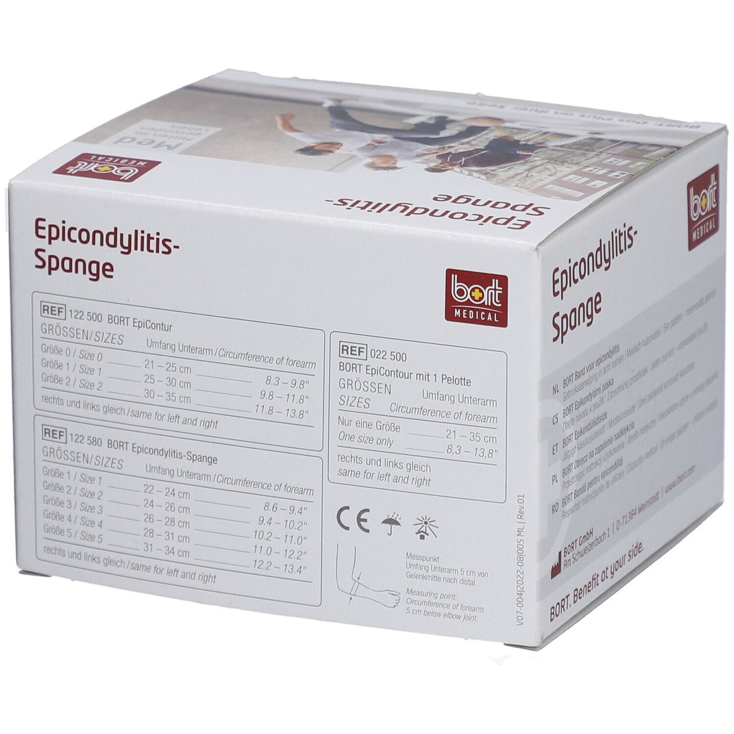 BORT Stabilo Epicondylitis Spange Gr4 silber