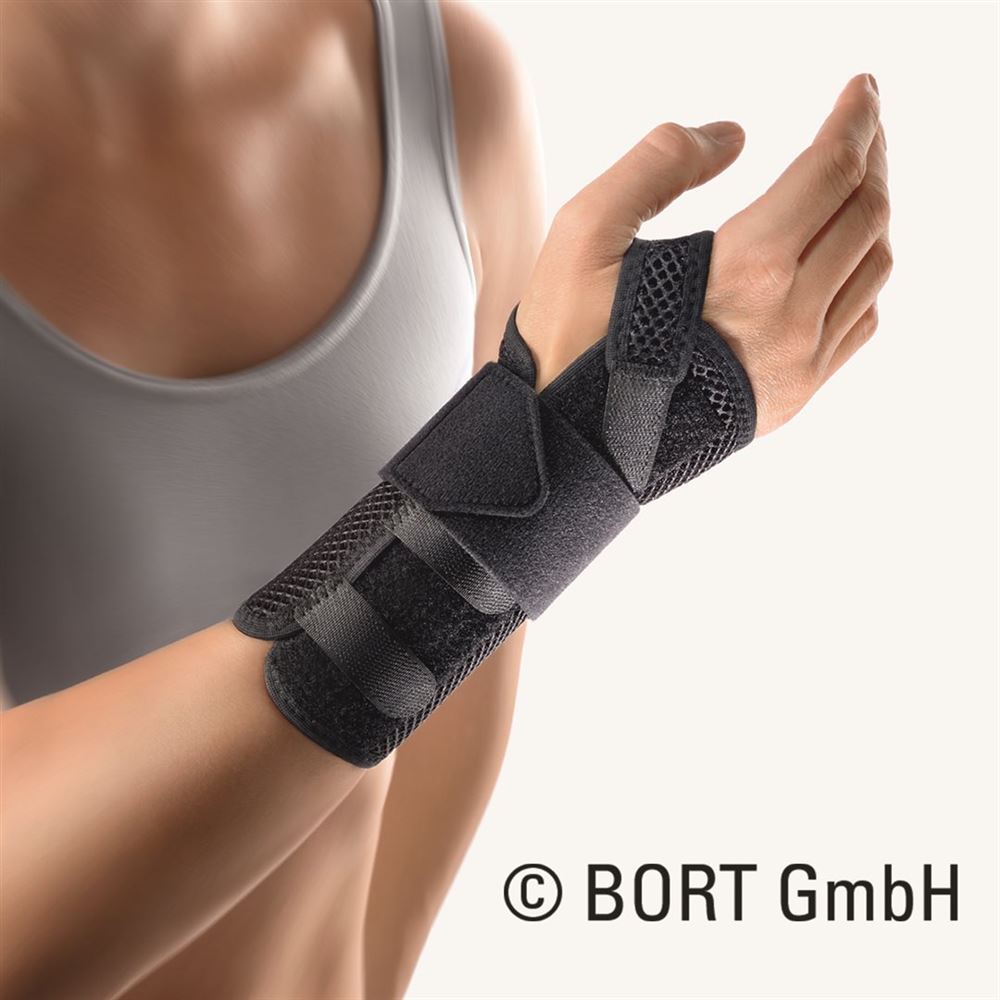 BORT MANUSTABIL kurz L -21cm links schwarz