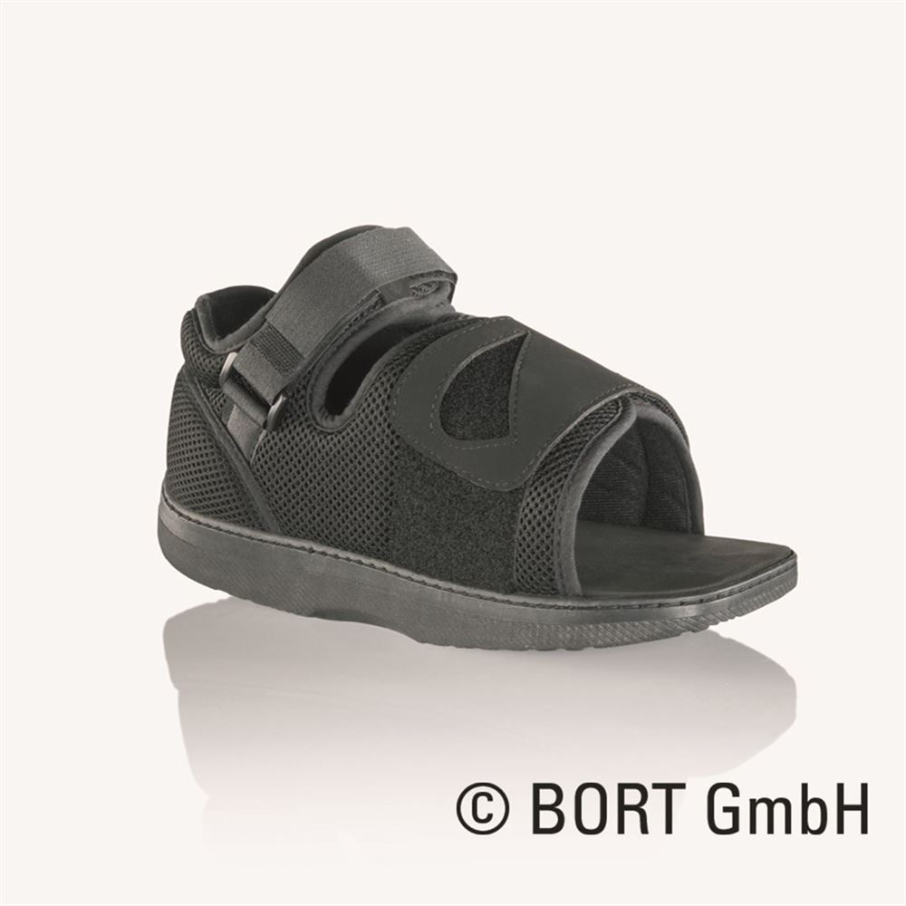 BORT Verbandschuh 42-43 offene Form schwarz